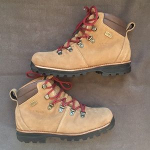 Tan Suede Waterproof LLBean Hiking Boots